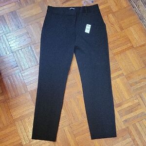 Express Columnist Black Ankle Mid Rise Pants Size 4 New With Tags